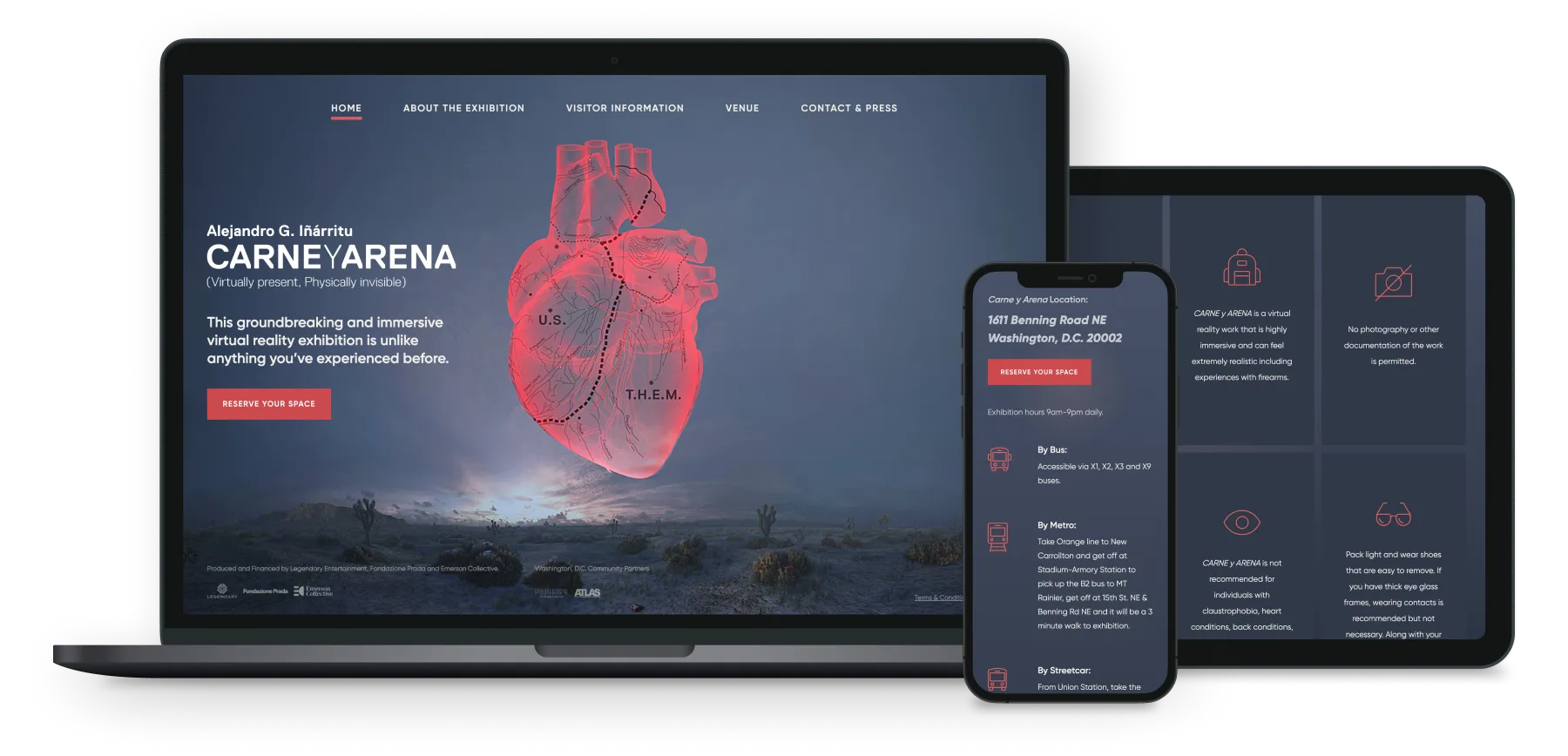 Device screenshots